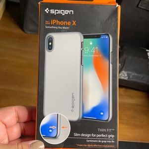 Spigen Thin Fit iPhone X Case NWT